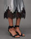 Ophelia Metallic Lace Trim Maxi Dress  large image number 4