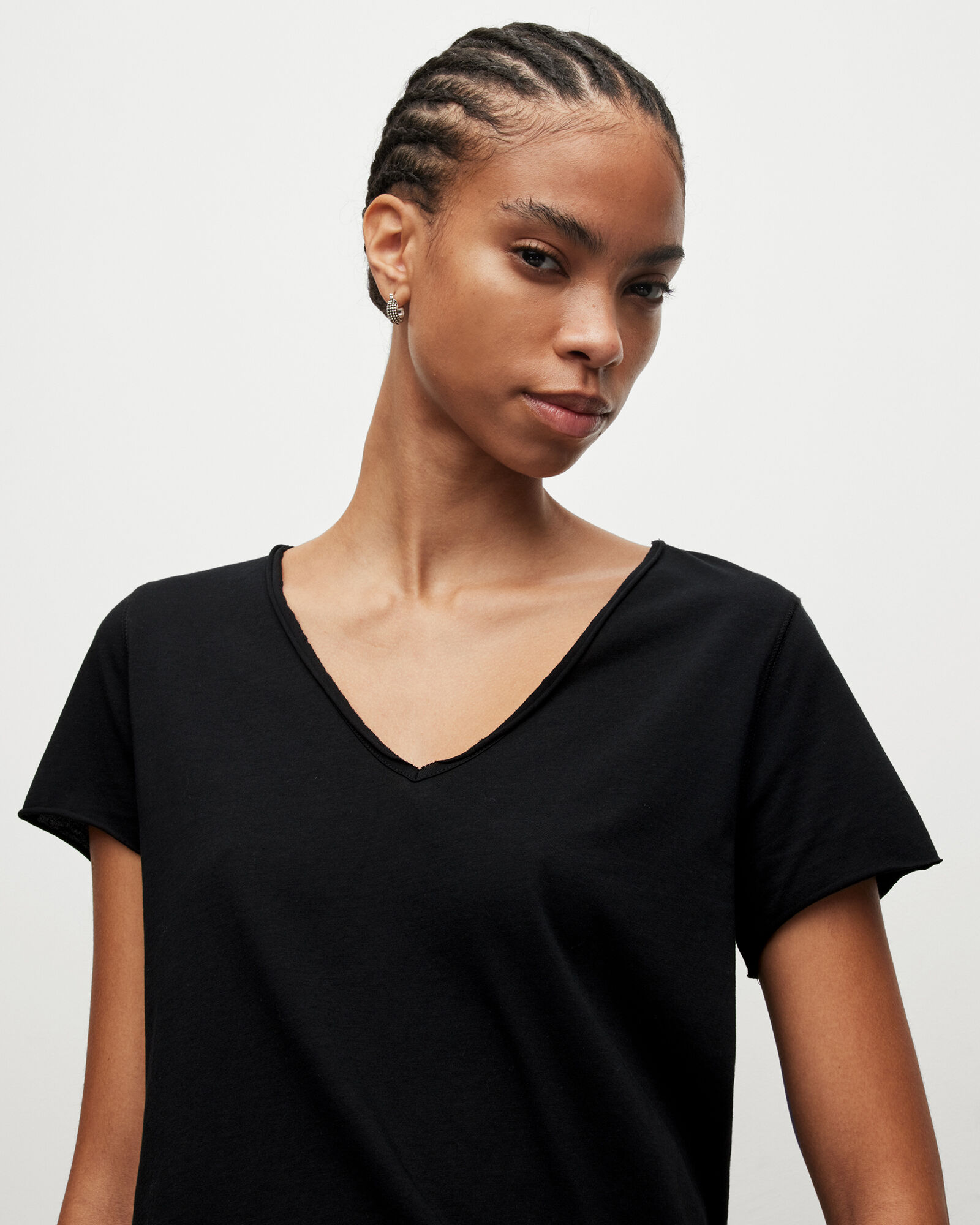 Emelyn Tonic T-Shirt Jet Black | ALLSAINTS US