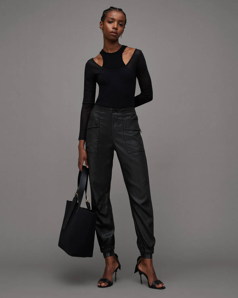 Val Coated Tapered Pants  large image number 1