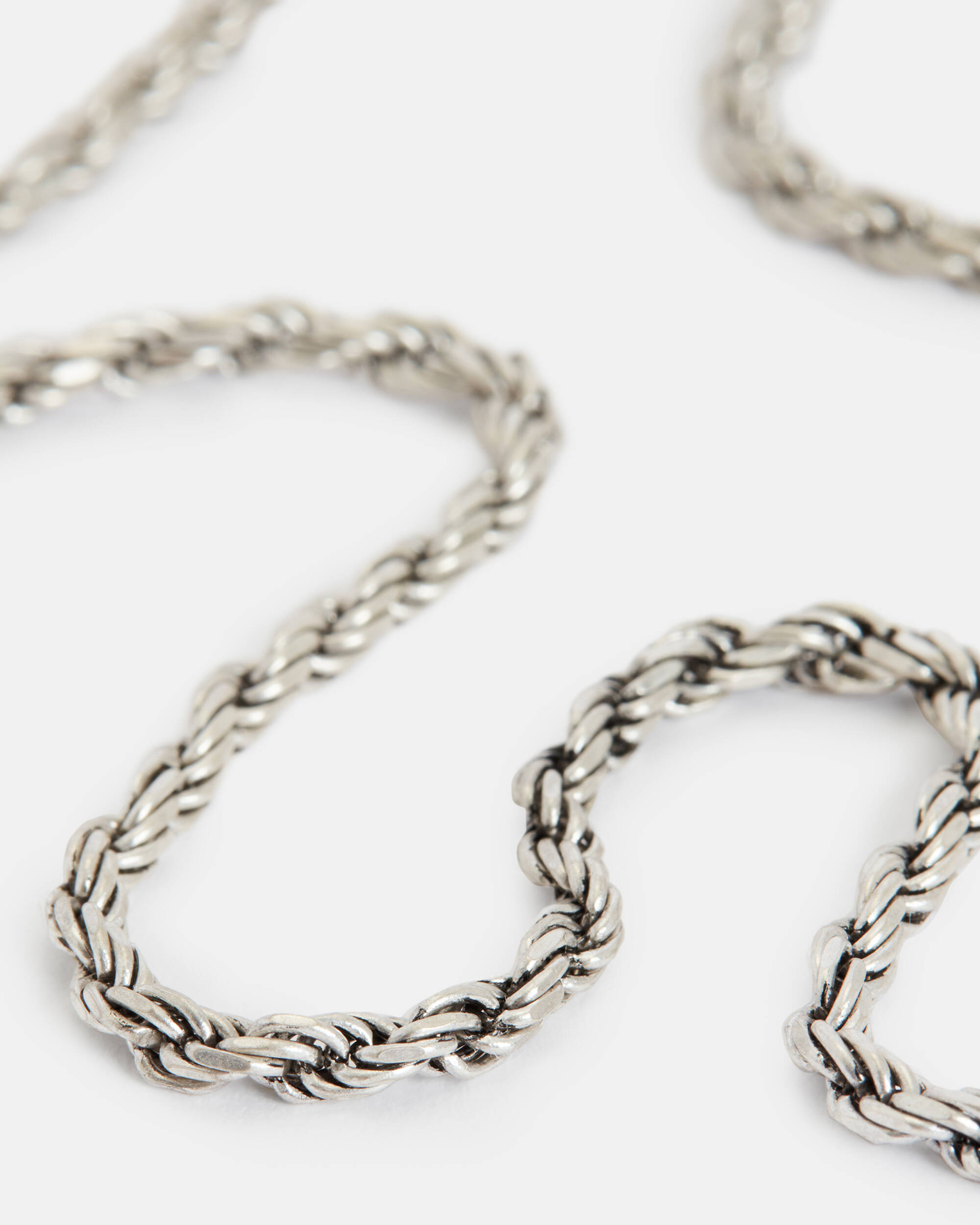 Rope Chain Sterling Silver Long Necklace  large image number 3
