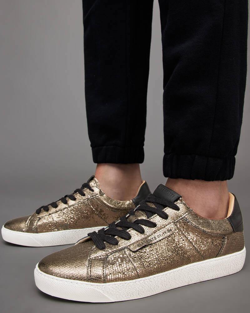 Sheer Leather Shimmer Sneakers  large image number 2