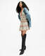 Zora Ruffle Cascade Paisley Mini Dress  large image number 6