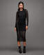 Nora Ruched Sparkle Midi Dress  large image number 4
