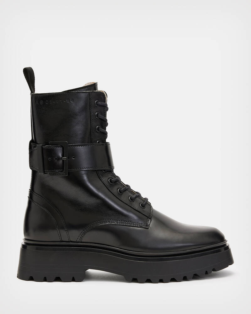 Onyx Leather Boots