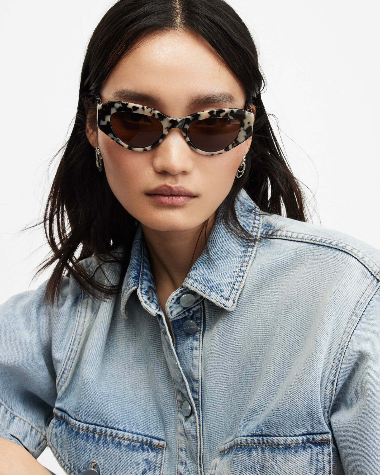 Denim Leopard Skirt Styling