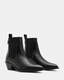 Fox Pointed Toe Leather Chelsea Boots  large image number 3