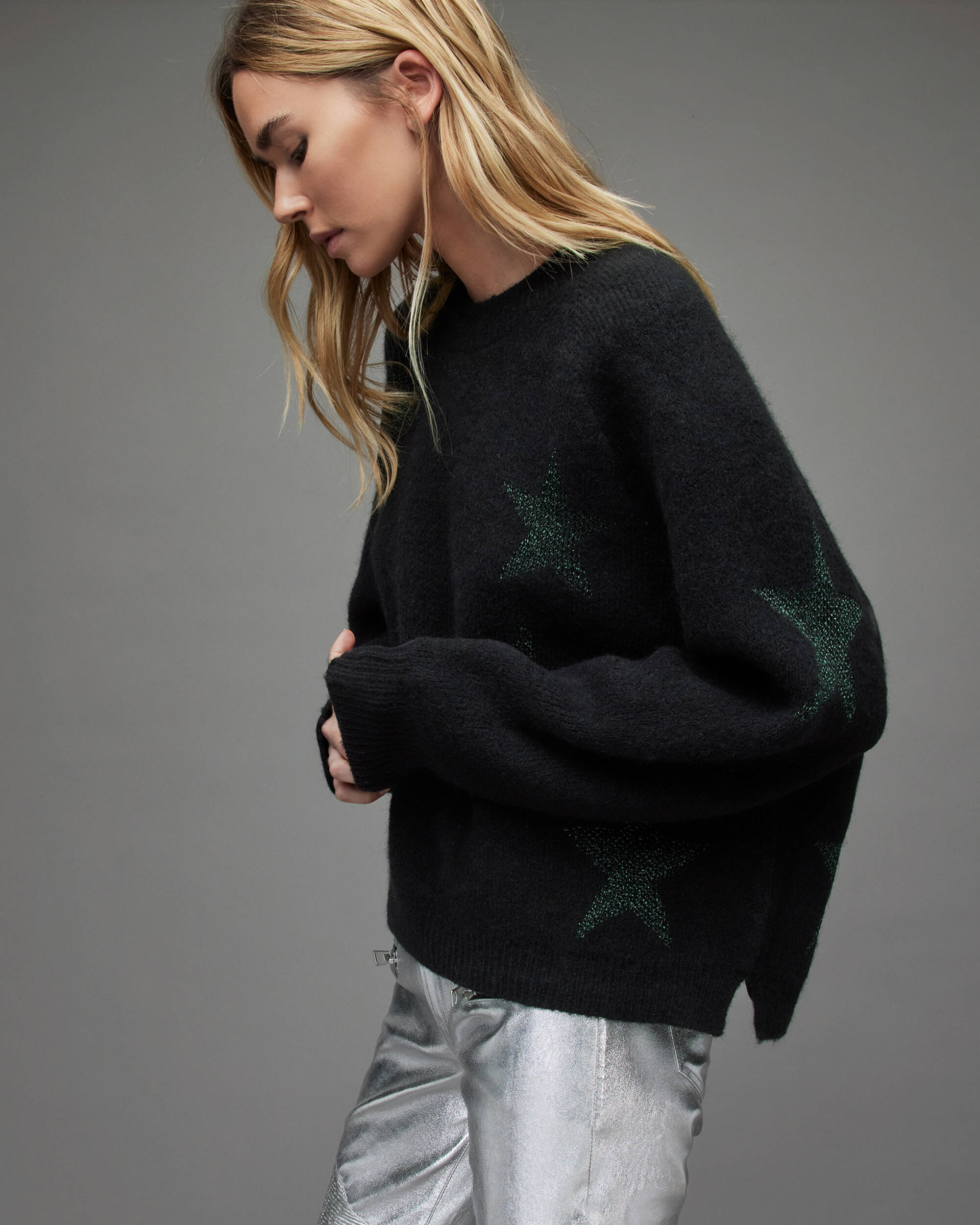 Star Jacquard Sweater  large image number 4