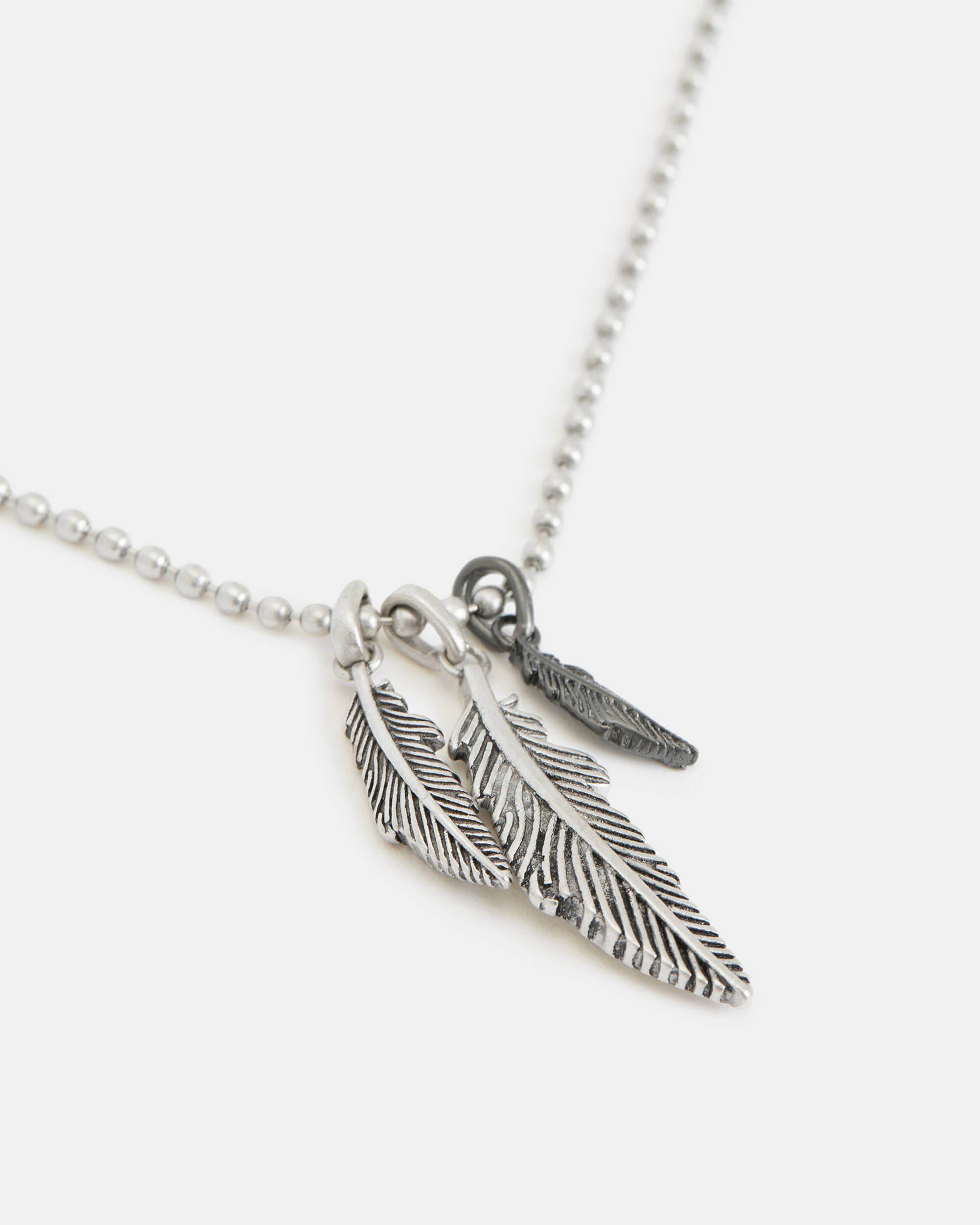 Feather Charm Sterling Silver Necklace  large image number 2