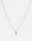 Eryka Long Gold Tone Pendant Necklace  large image number 1