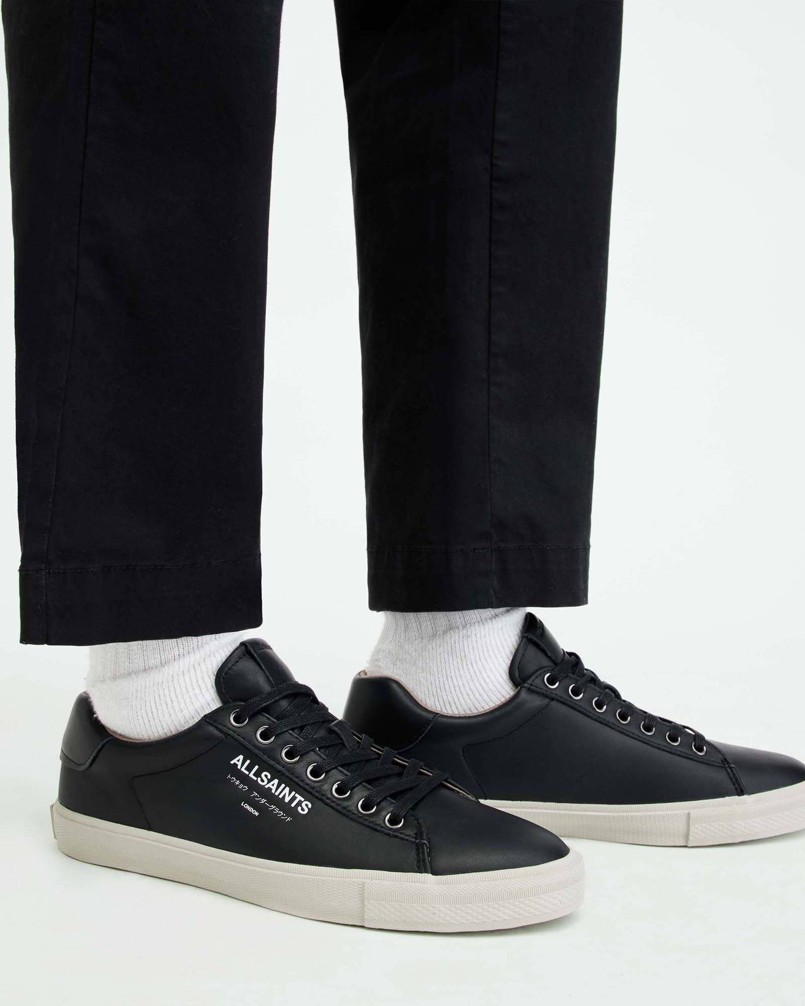 Underground Leather Low Top Sneakers