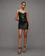 Haddi Cowl Neck Sequin Mini Slip Dress  large image number 1