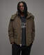 Chalk Hooded Relaxed Fit Jacket  large image number 3