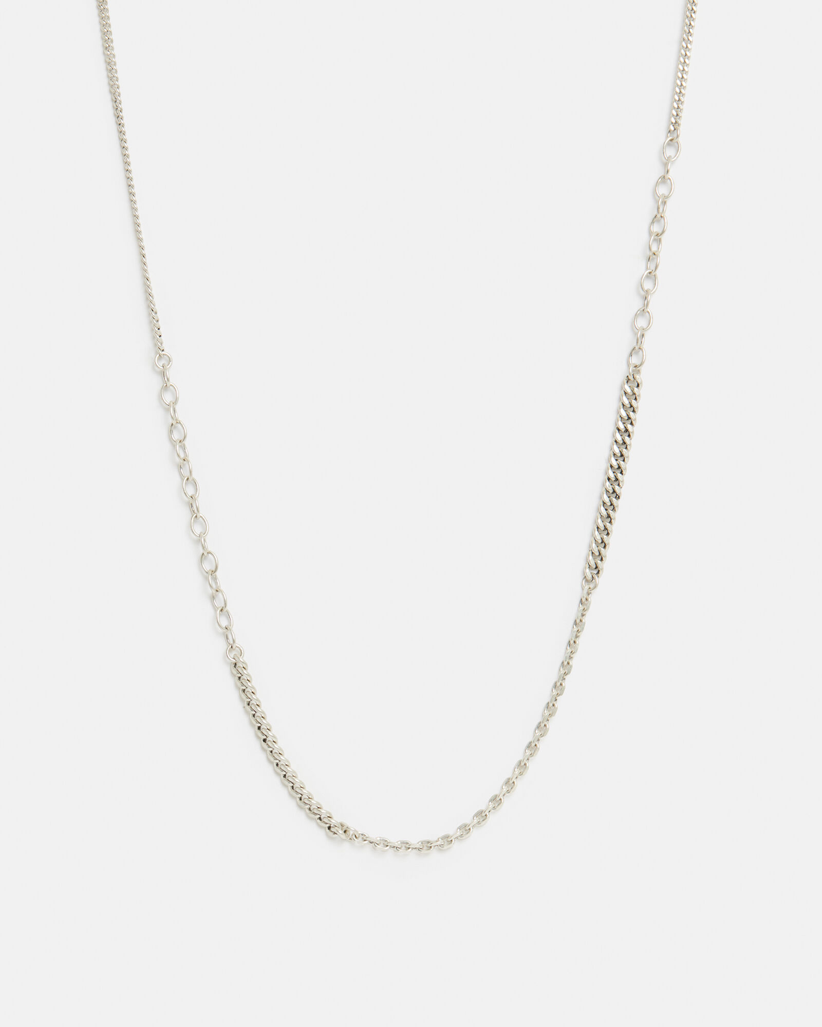 Cyrus Curb Chain Sterling Silver Necklace