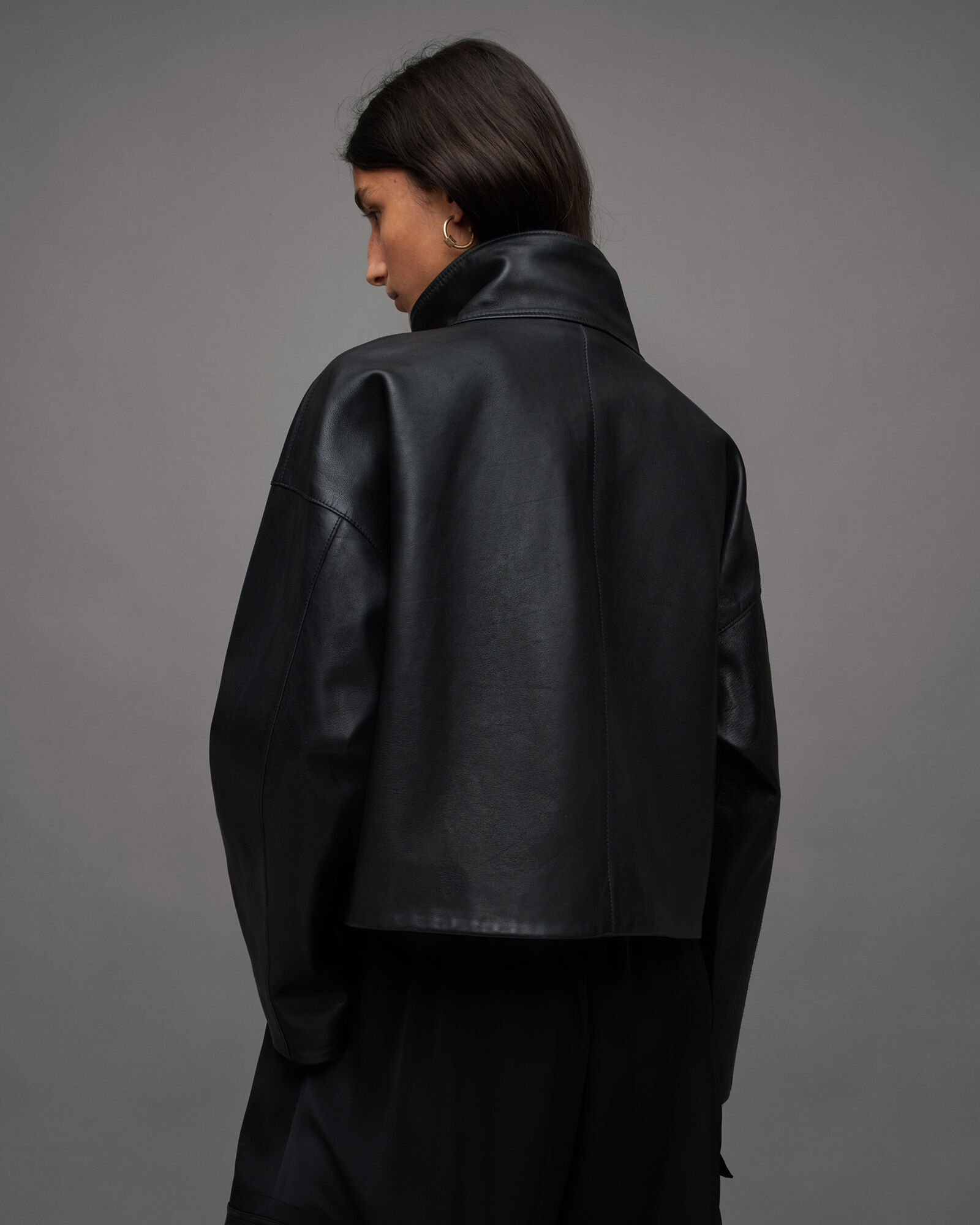 Ryder Leather Jacket Black | ALLSAINTS US