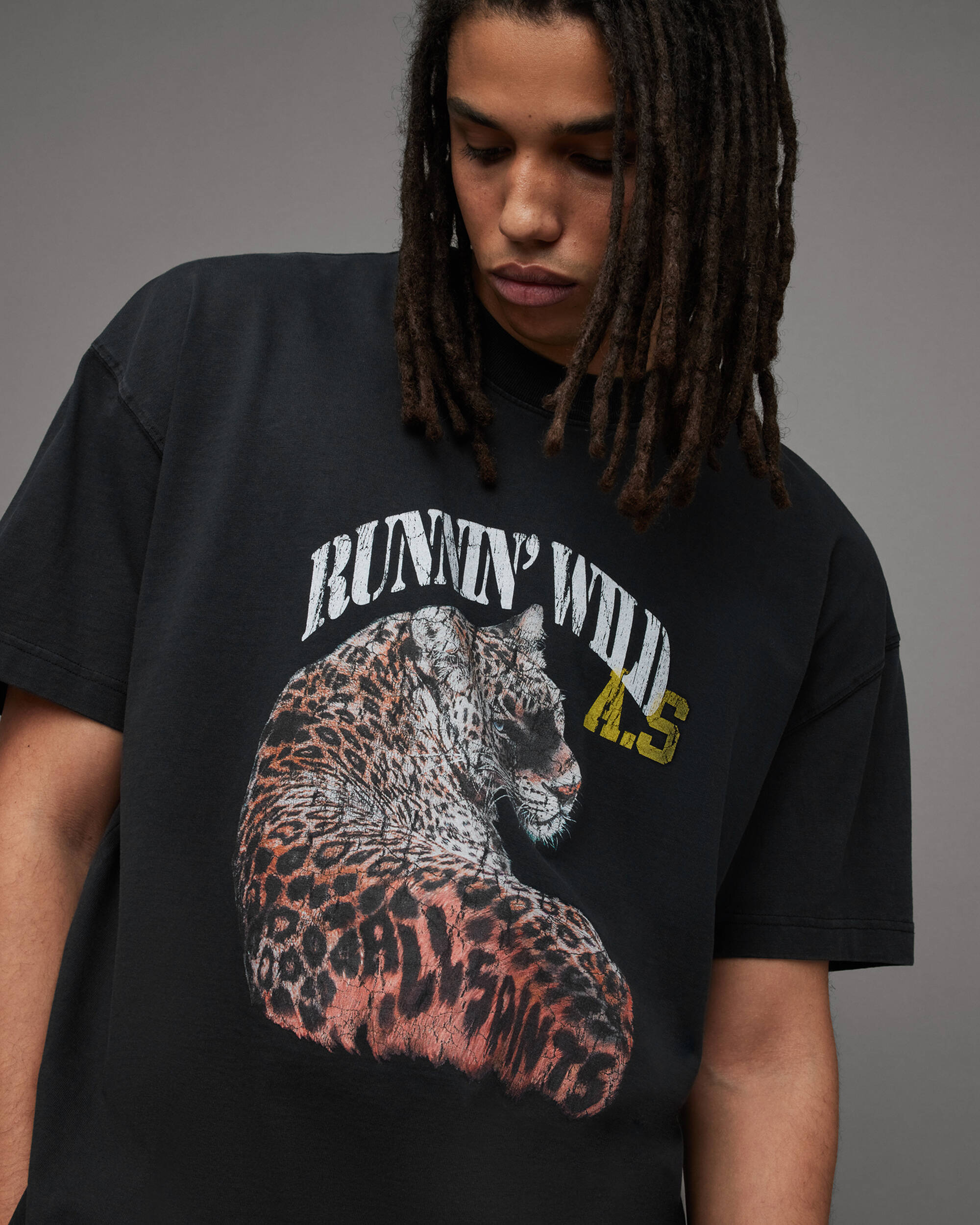 Species Leopard Print Oversized T-Shirt  large image number 2