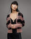 Renee Checked V-Neck Relaxed Cardigan  large image number 1