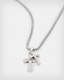 Double Cross Sterling Silver Necklce  large image number 3