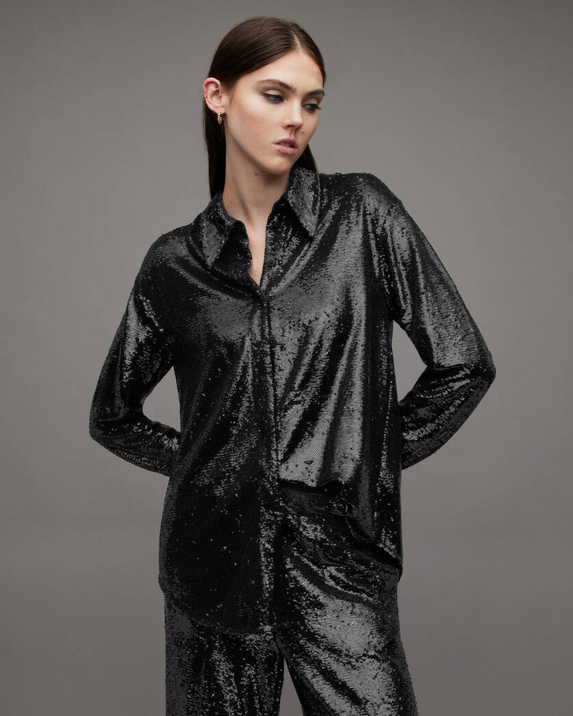 Charli Sequin Relaxed Fit Shirt  large image number 3