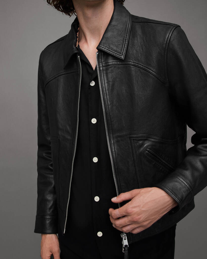 Saint Laurent Leather Collar Shirt -2.5k Sz XS 9/10 Condition