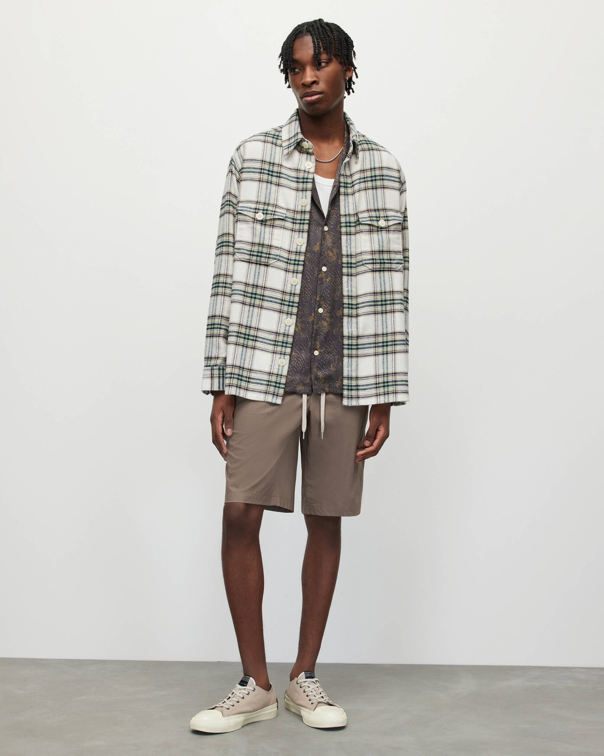 Allegre Oversized Checked Shirt  large image number 4