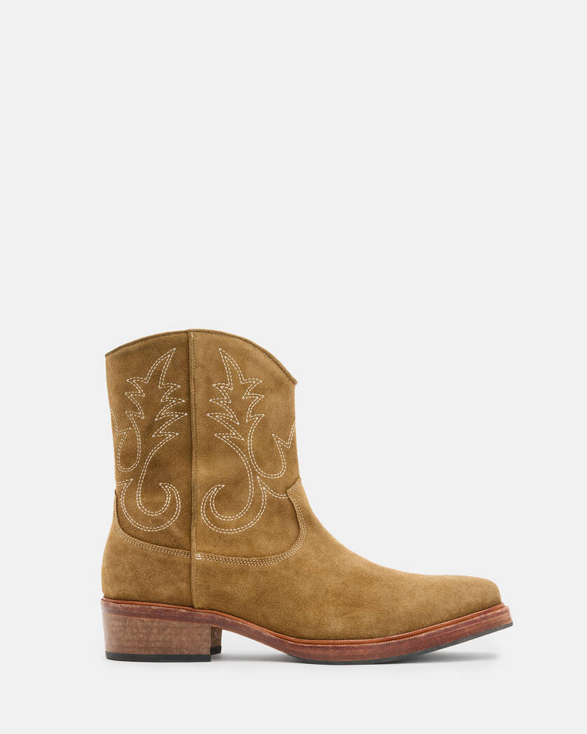 Jacques Suede Western Boots