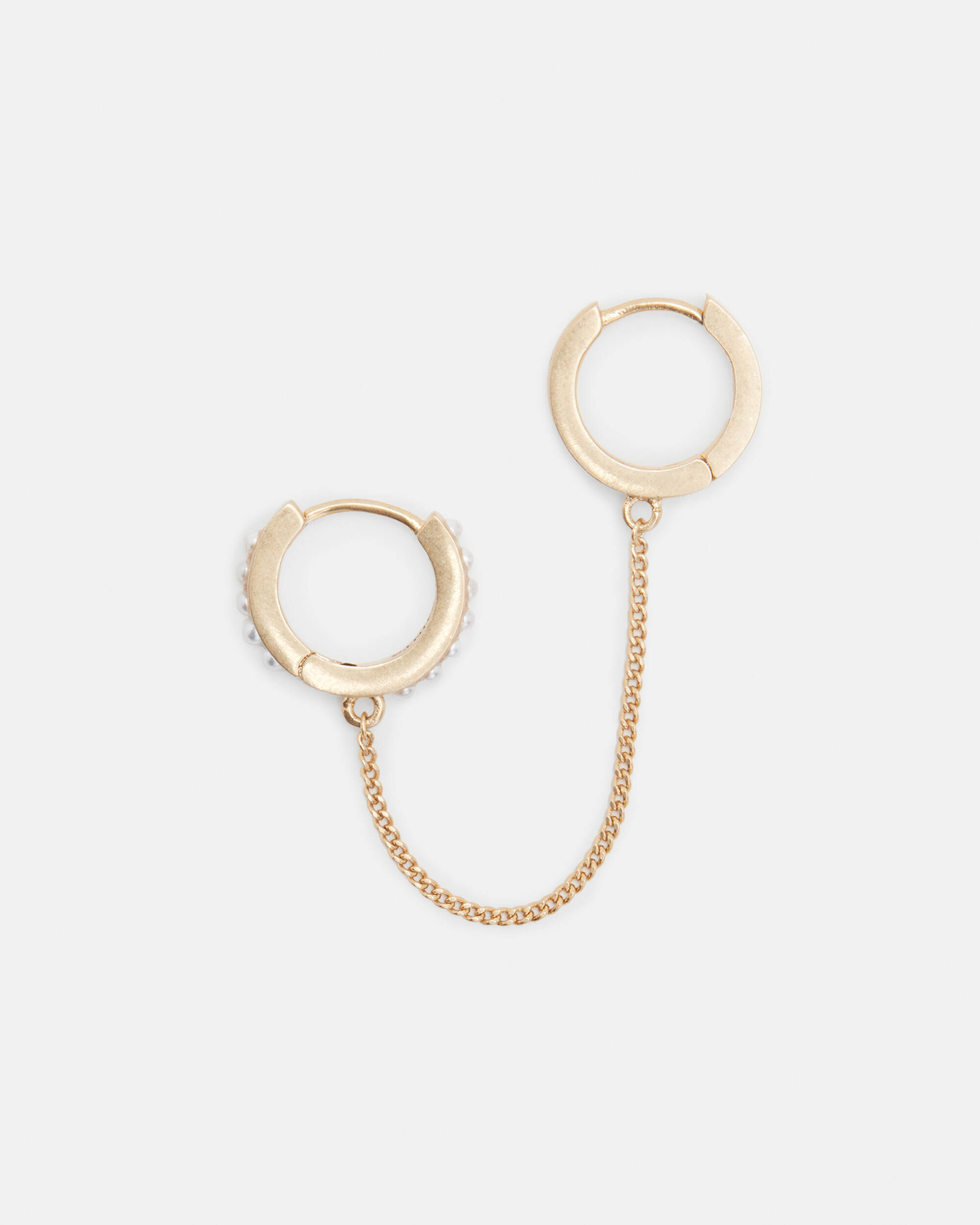 Mini Hoop Chain Earrings  large image number 3