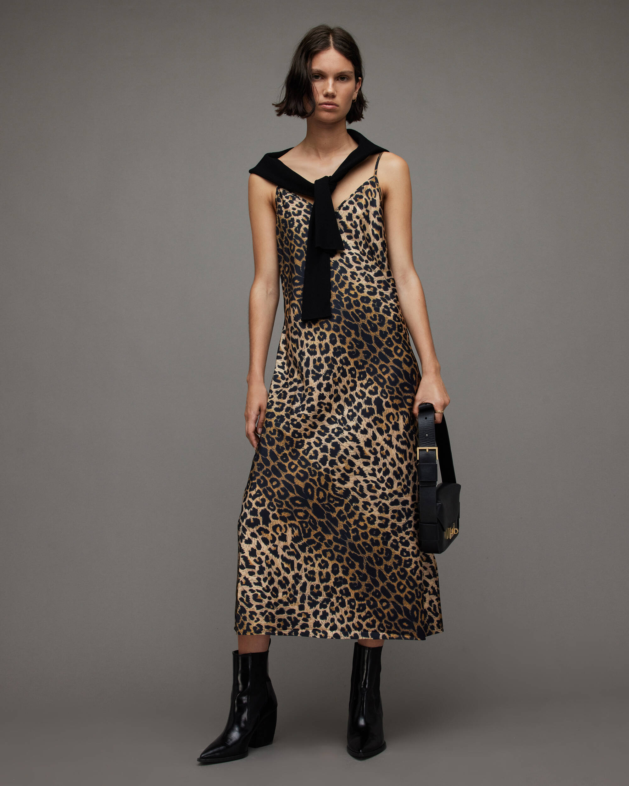 Hera 2-In-1 Leopard Print Dress  large image number 4