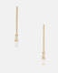 Eryka Crystal Pendant Drop Bar Earrings  large image number 1