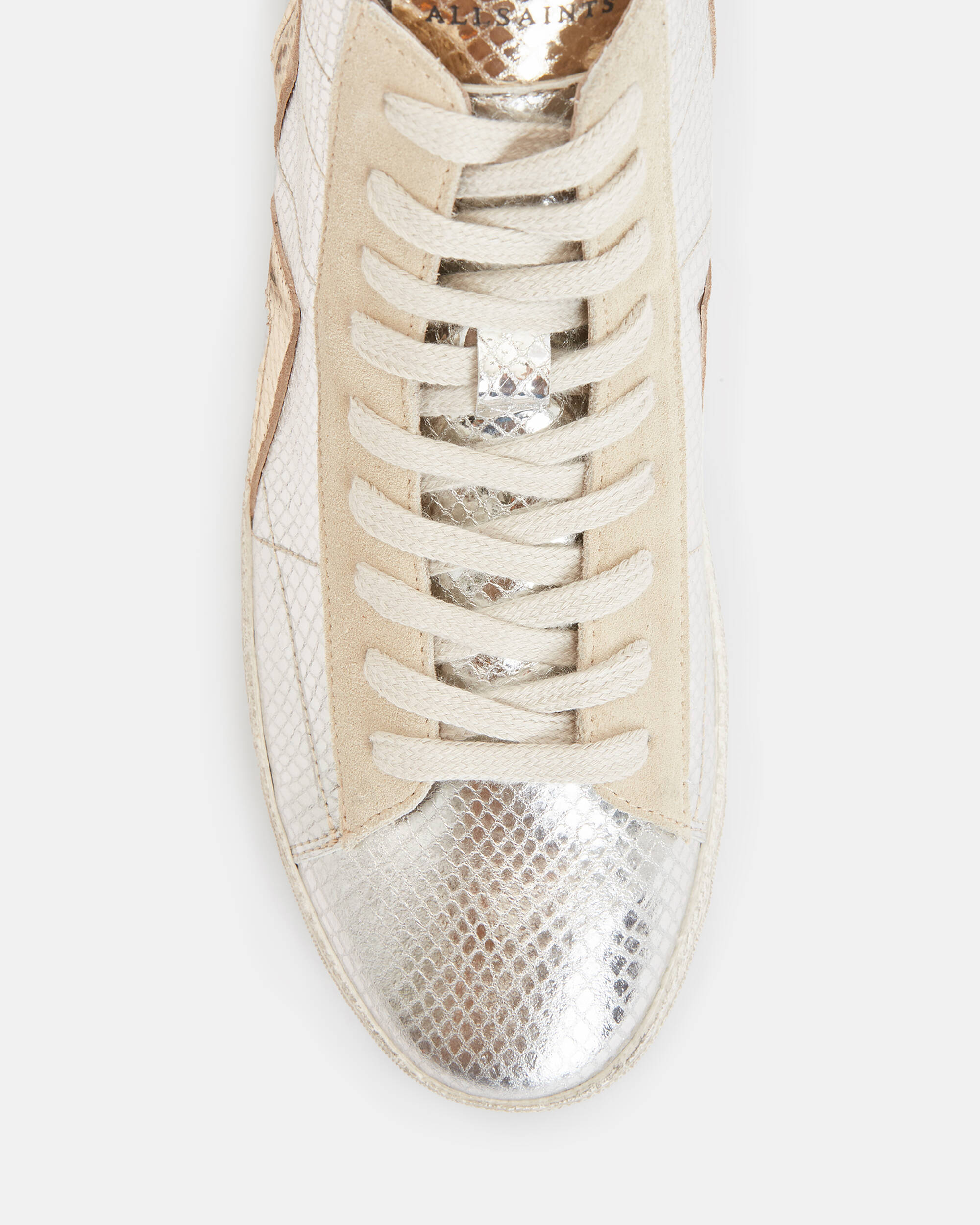 Tundy Bolt Metallic Leather Sneakers  large image number 3