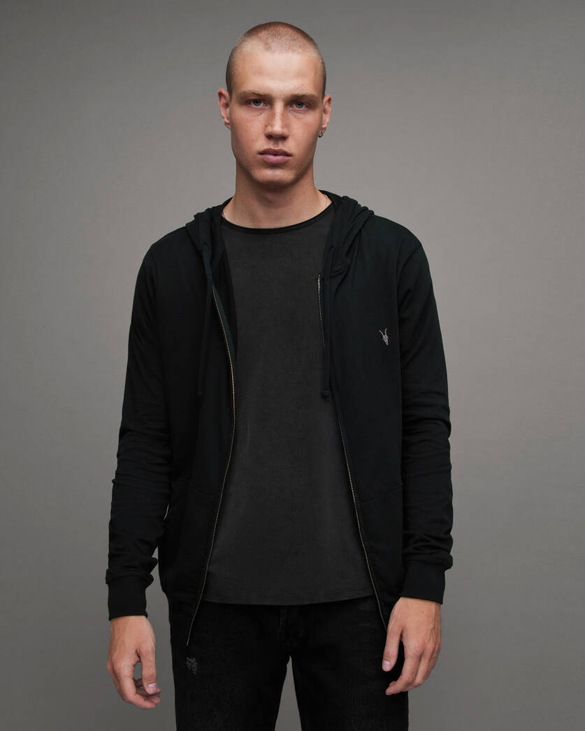 Embroidered Signature Cotton Hoodie - Men - Ready-to-Wear