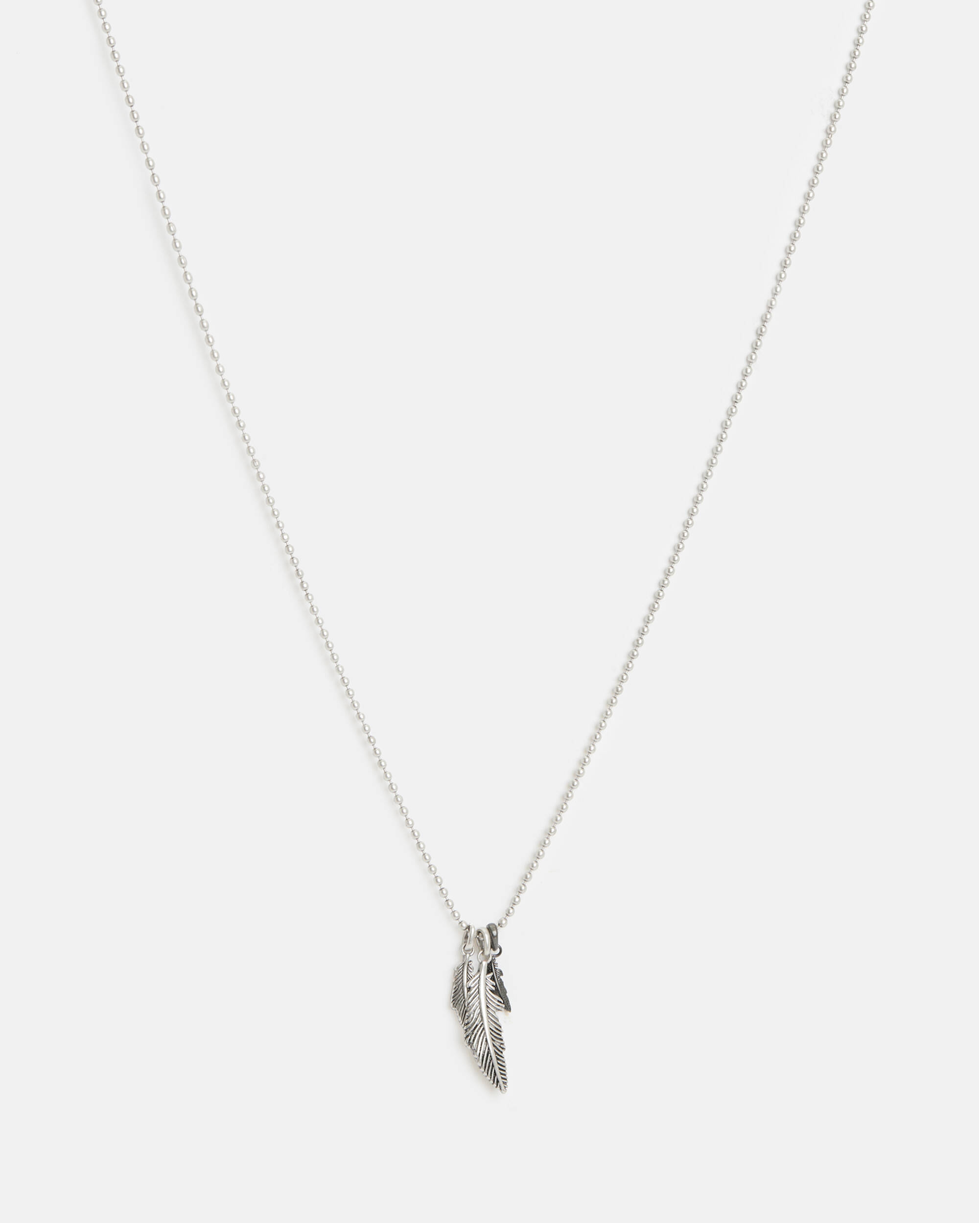 Feather Charm Sterling Silver Necklace  large image number 1