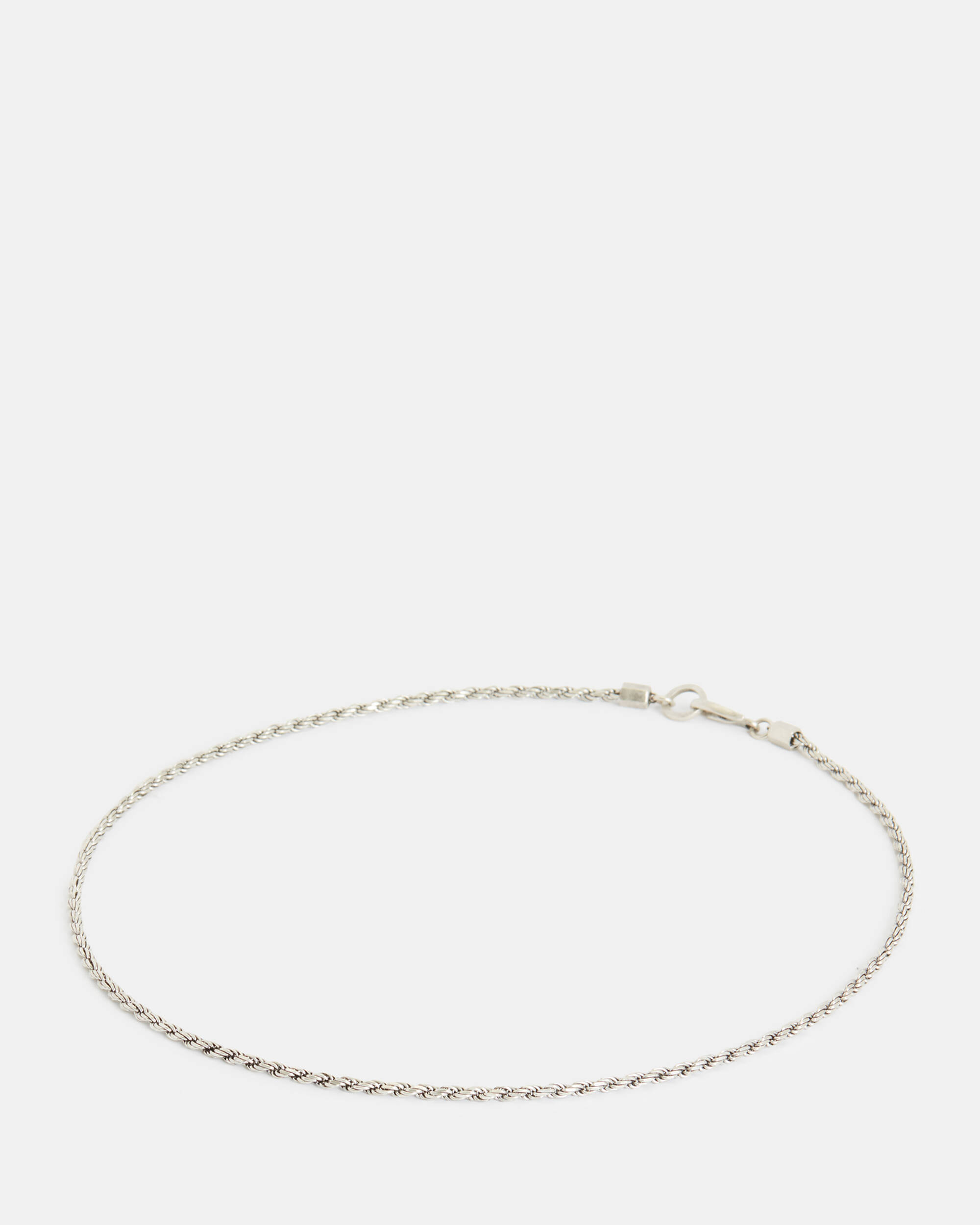 Rope Chain Sterling Silver Long Necklace  large image number 4