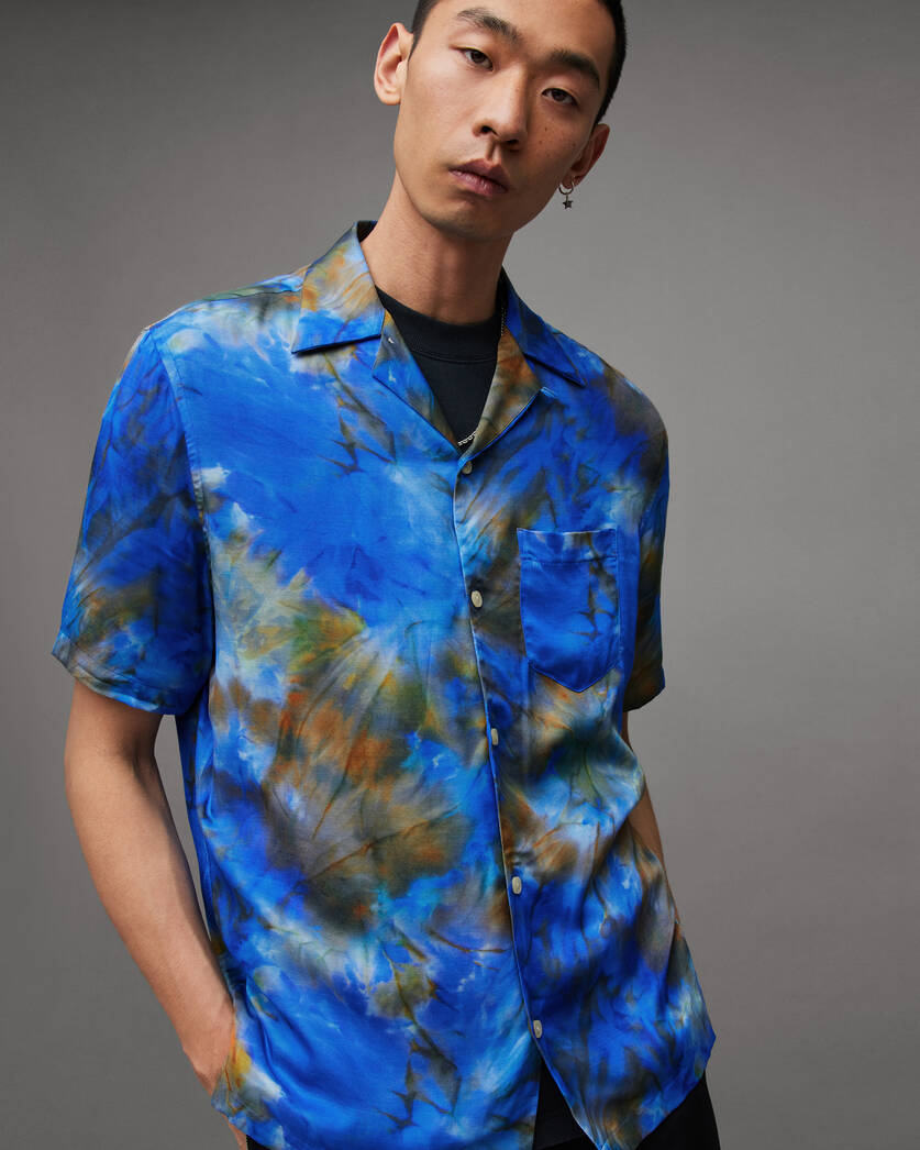 Borealis Tie Dye Print Relaxed Fit Shirt  large image number 4