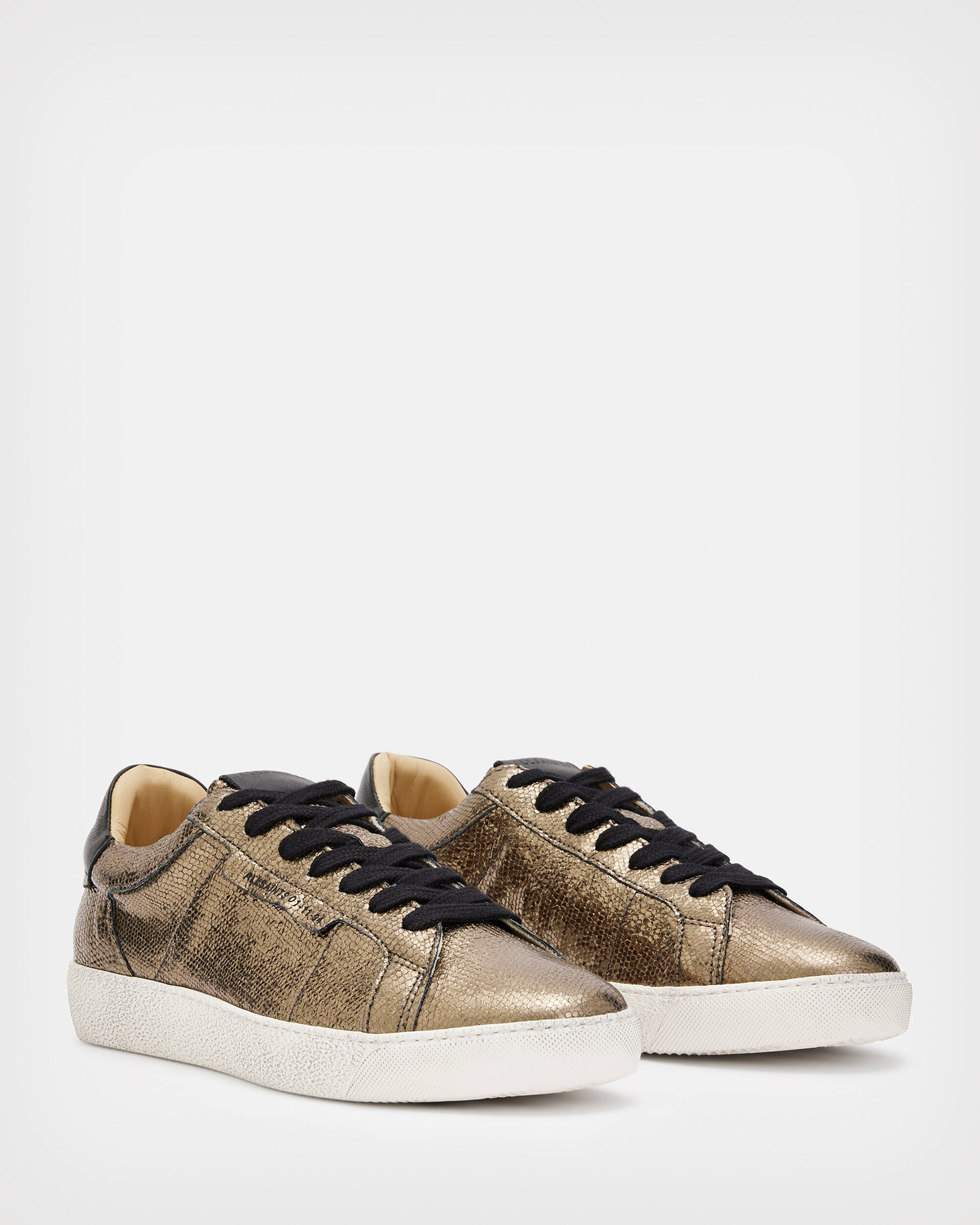 Sheer Leather Shimmer Sneakers  large image number 4