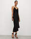 Alexia V-Neck Drawstring Midi Slip Dress  large image number 1