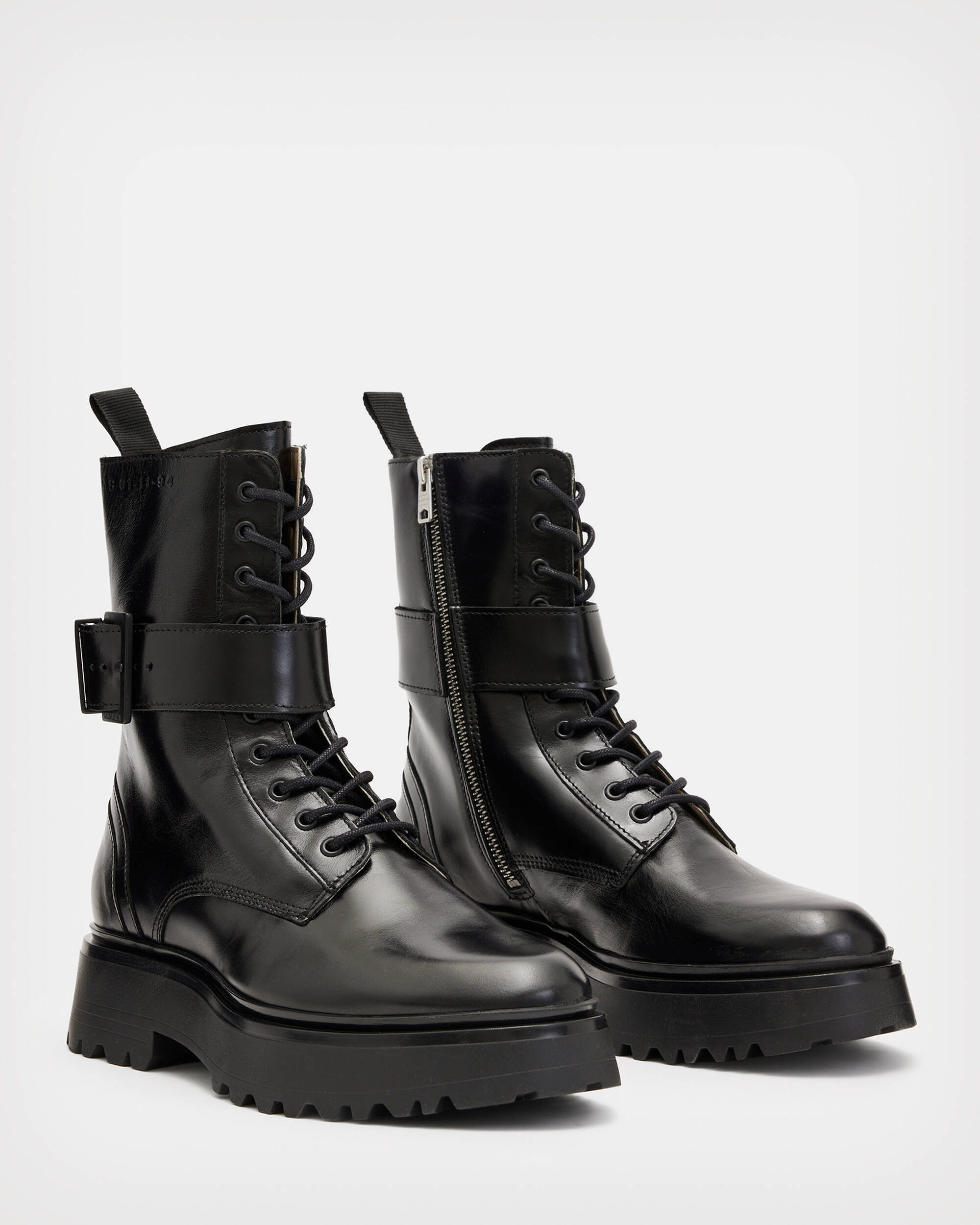 Onyx Leather Boots Black | ALLSAINTS US