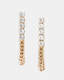 Delmy Crystal Curb Chain Earrings  large image number 1