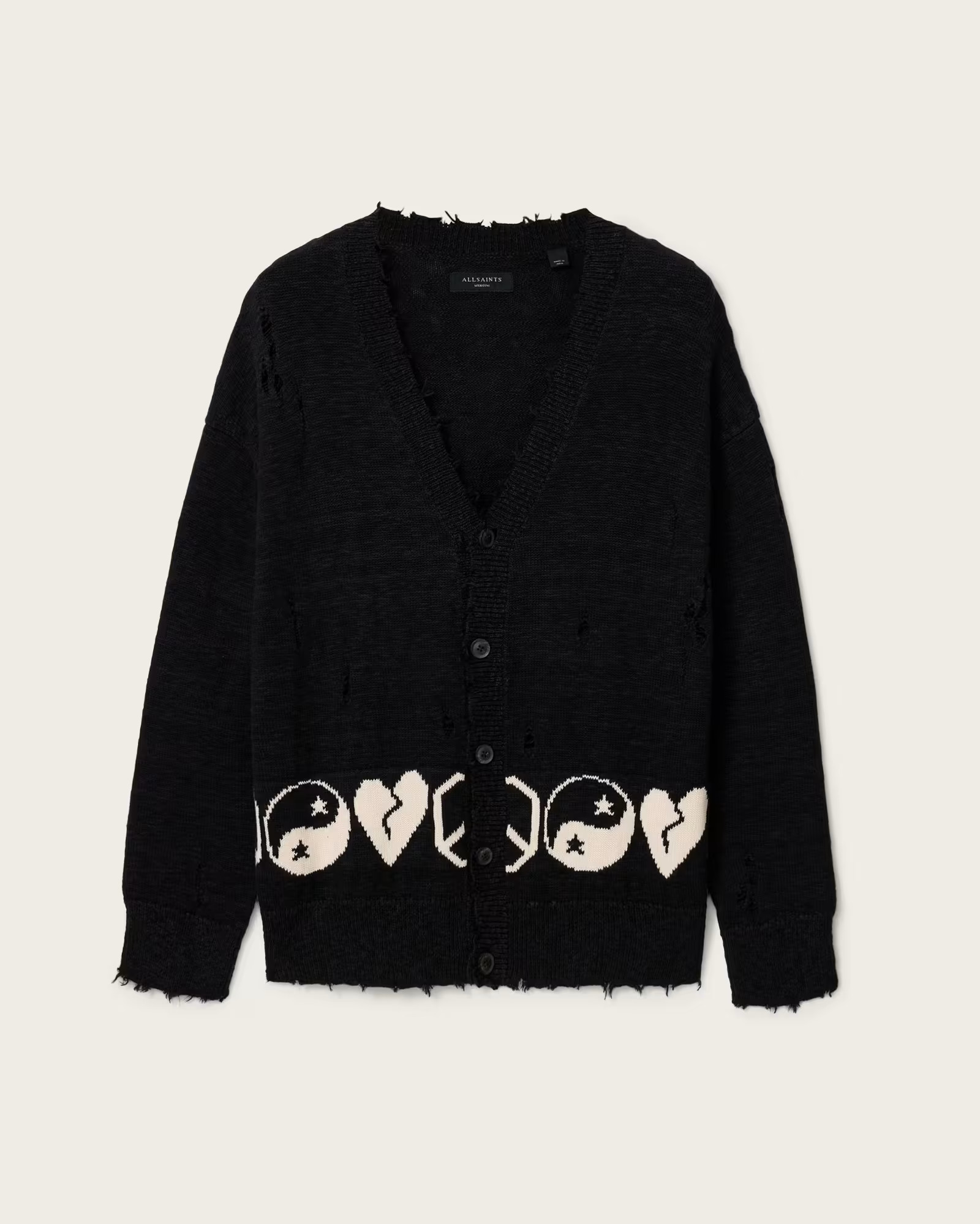 Tabua Oversized Jacquard Cardigan