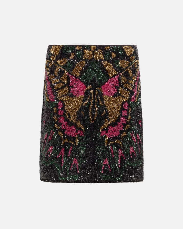Jamilia Embellished Mini Skirt