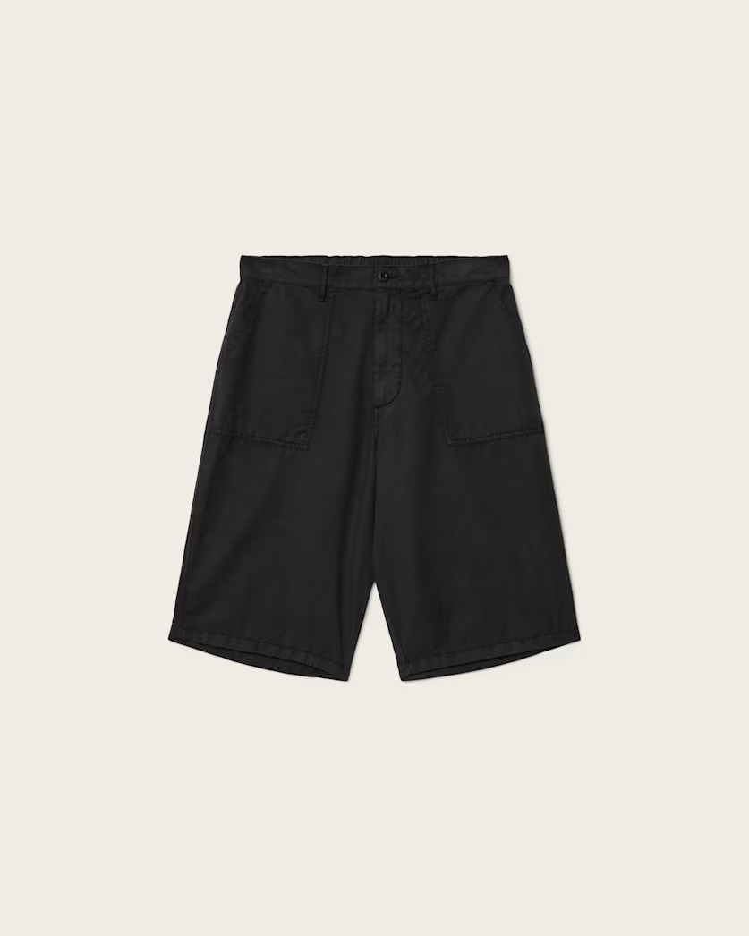 Echo Linen Blend Relaxed Fit Shorts