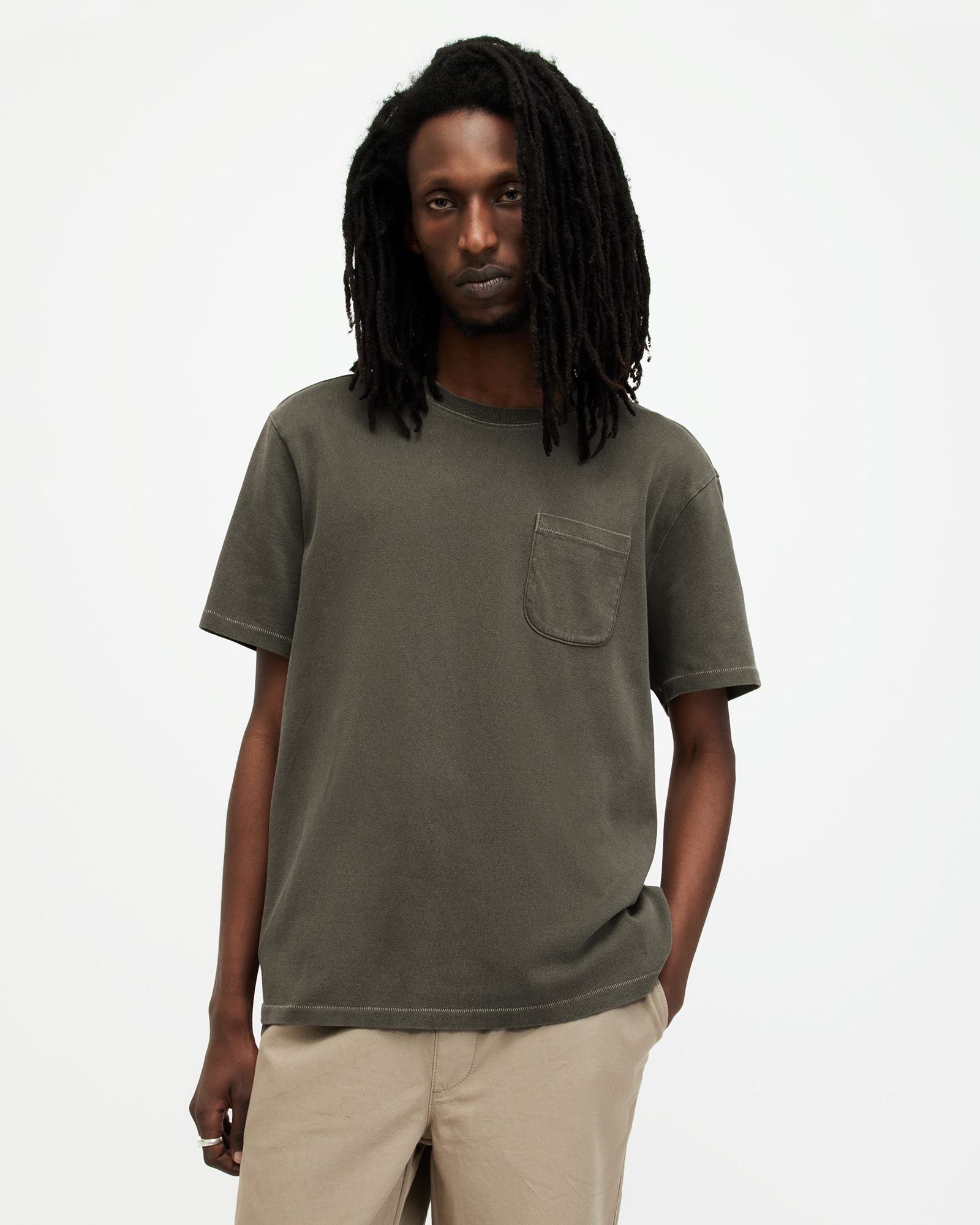 AllSaints Cole Crew Neck Relaxed Fit T-Shirt