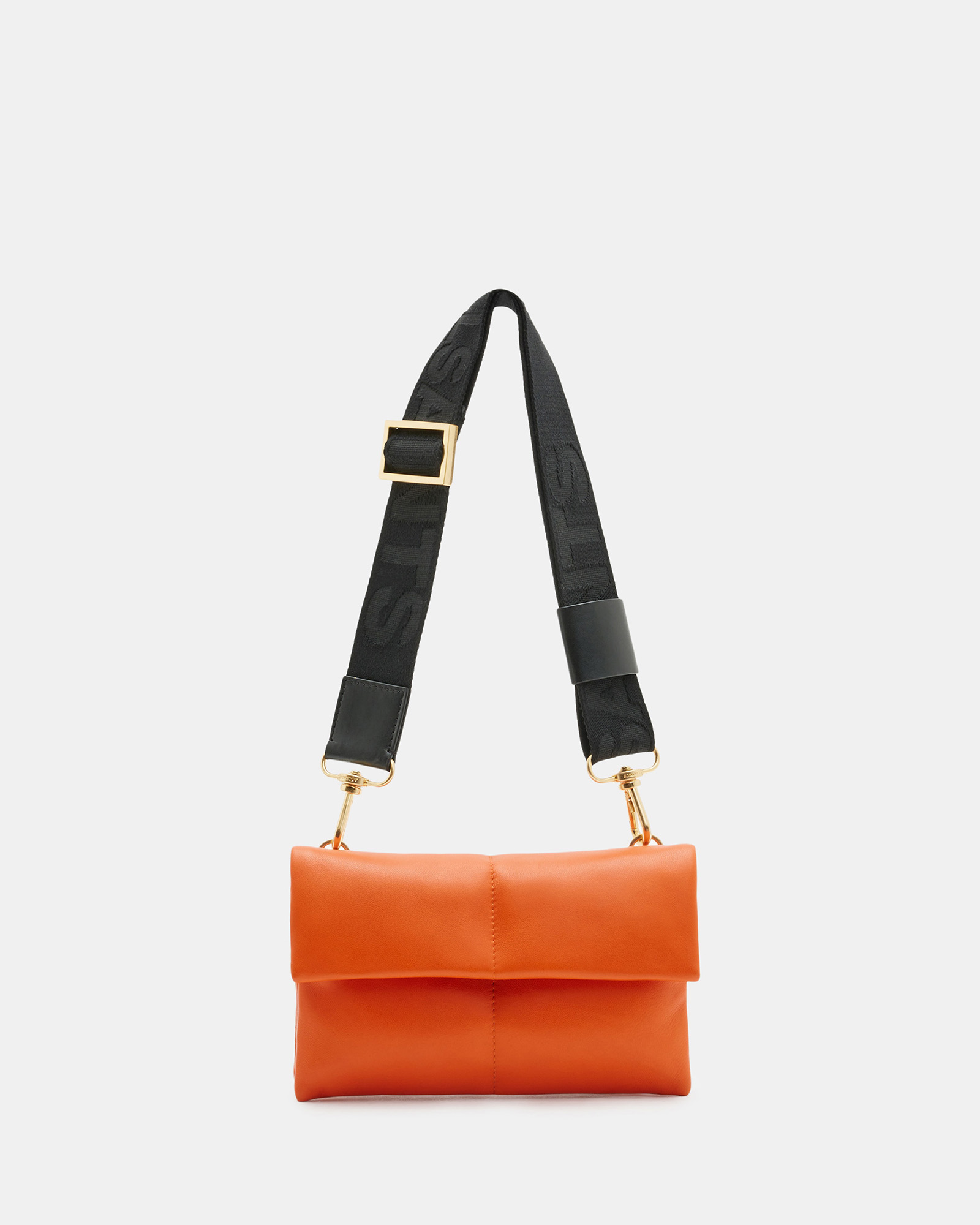 AllSaints Ezra Quilted Leather Crossbody Bag