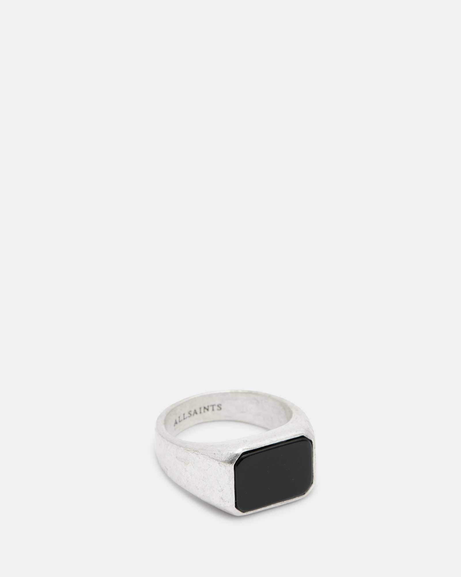 AllSaints Alldis Sterling Silver Stone Ring
