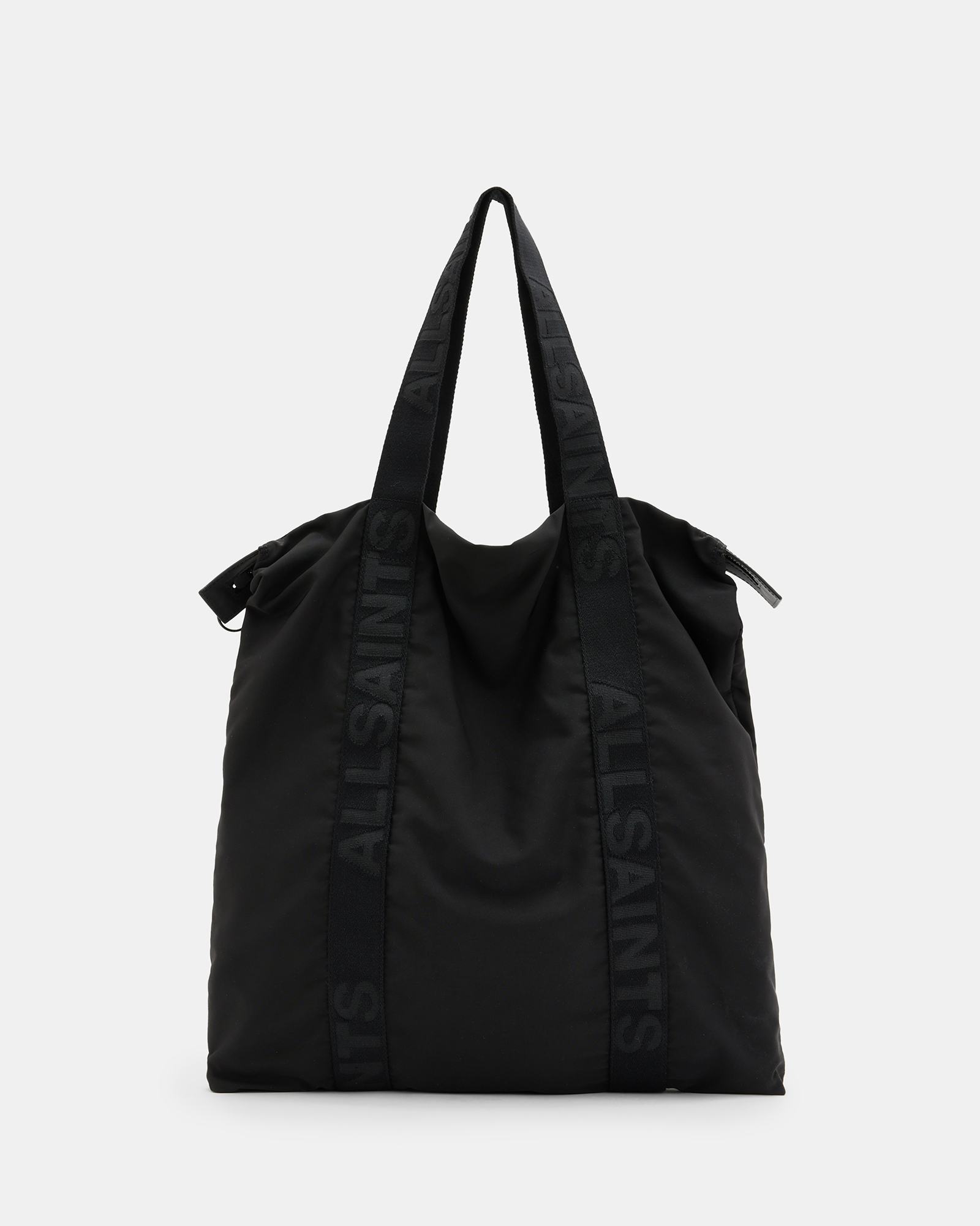 Allsaints Afan Spacious Recycled Tote Bag In Black