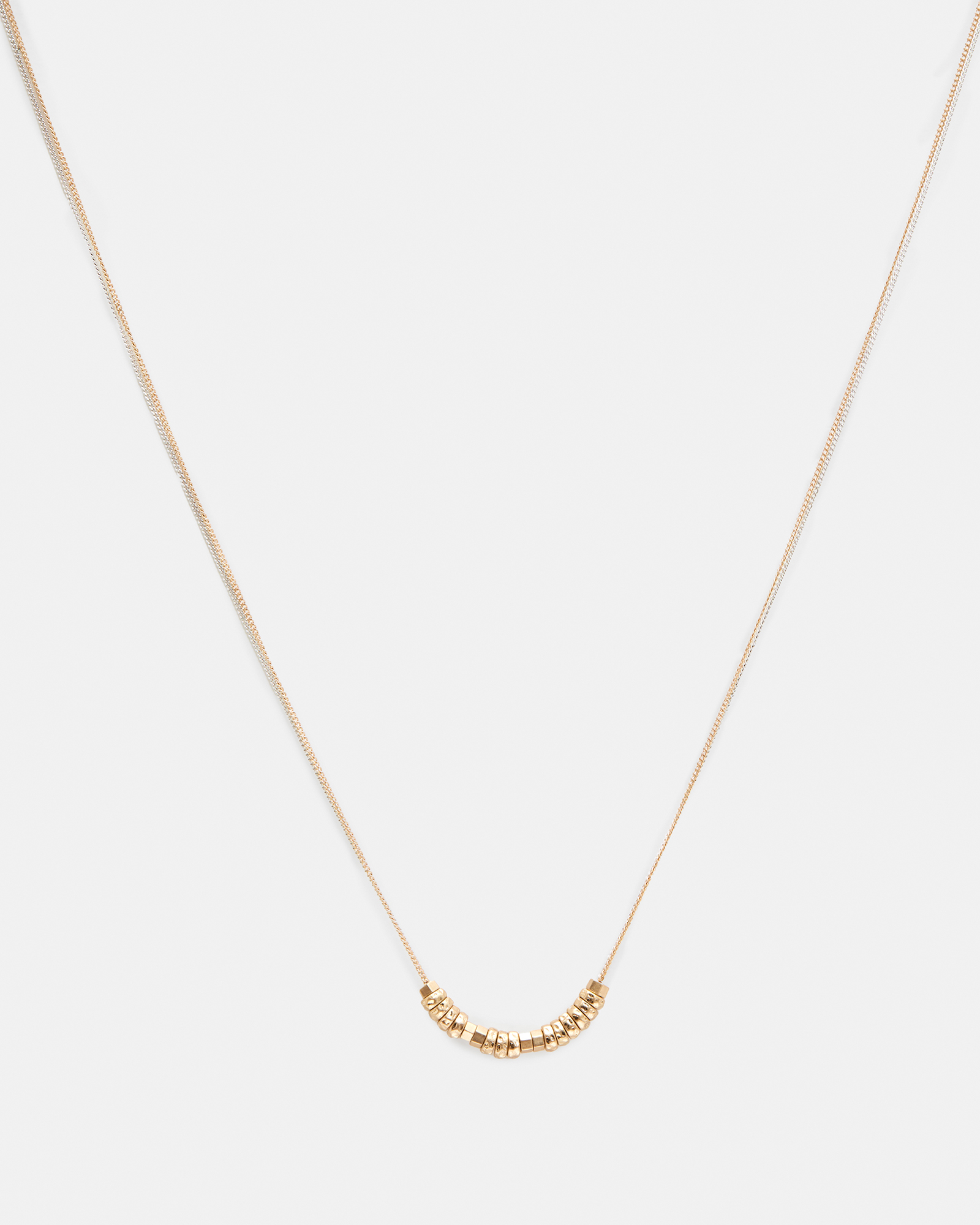 AllSaints Darcy Two Tone Beaded Necklace
