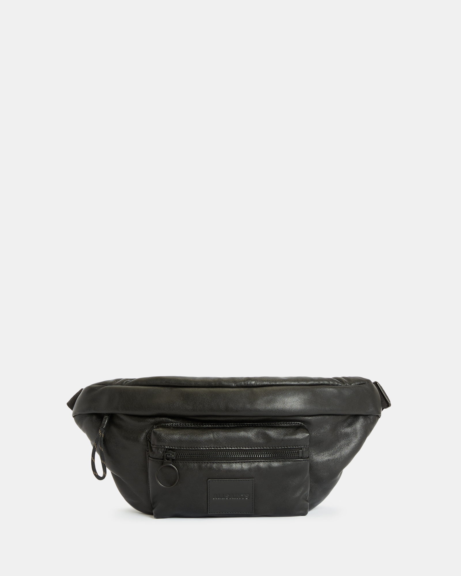 AllSaints Ronin Leather Bum Bag,, Black