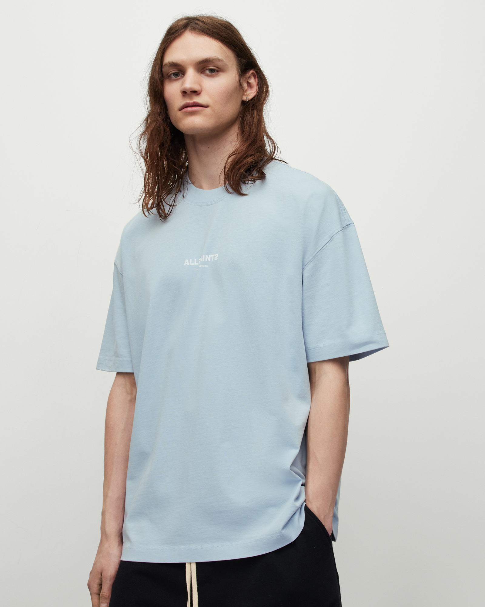 Subverse Embroidered Oversized T-Shirt SEAFRONT BLUE | ALLSAINTS