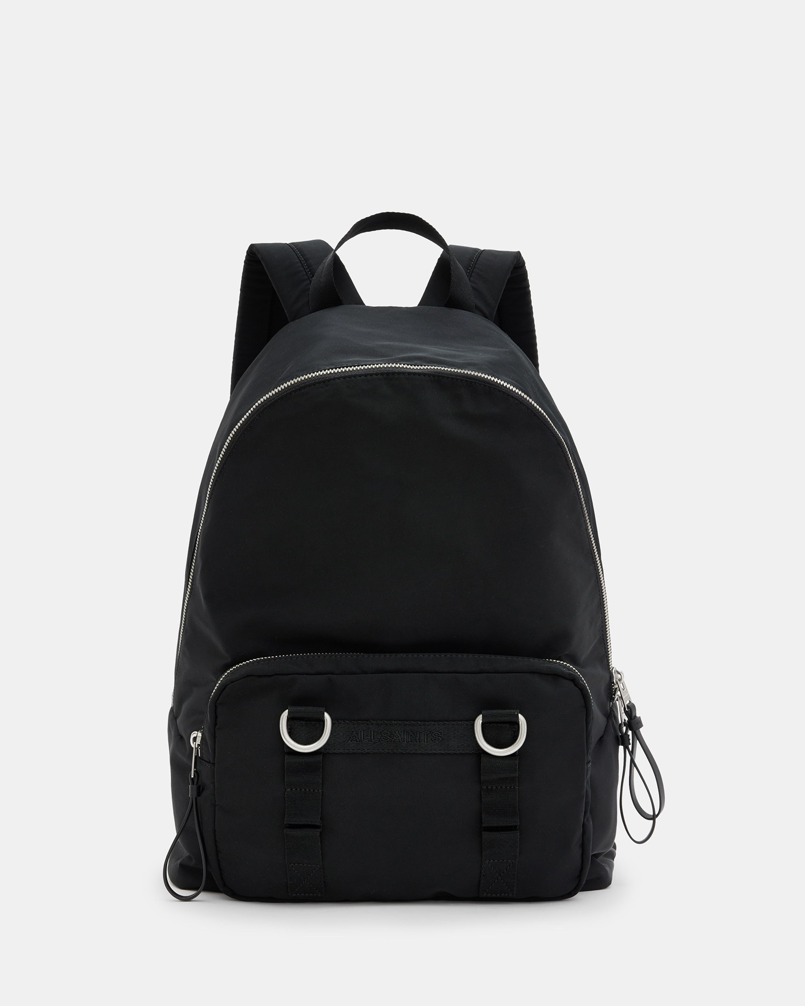 Shop Allsaints Steppe Recycled Backpack, In Black