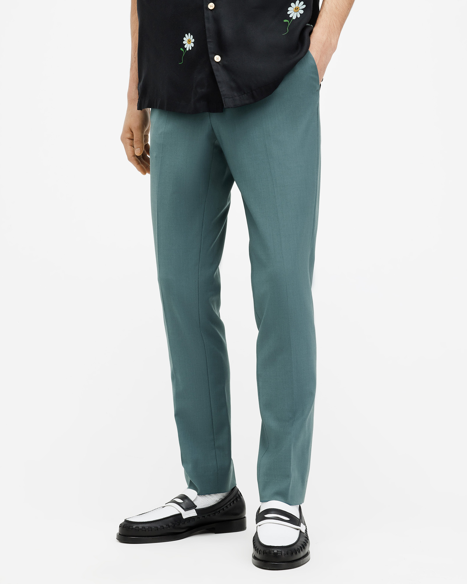 AllSaints Moad Skinny Fit Stretch Trousers