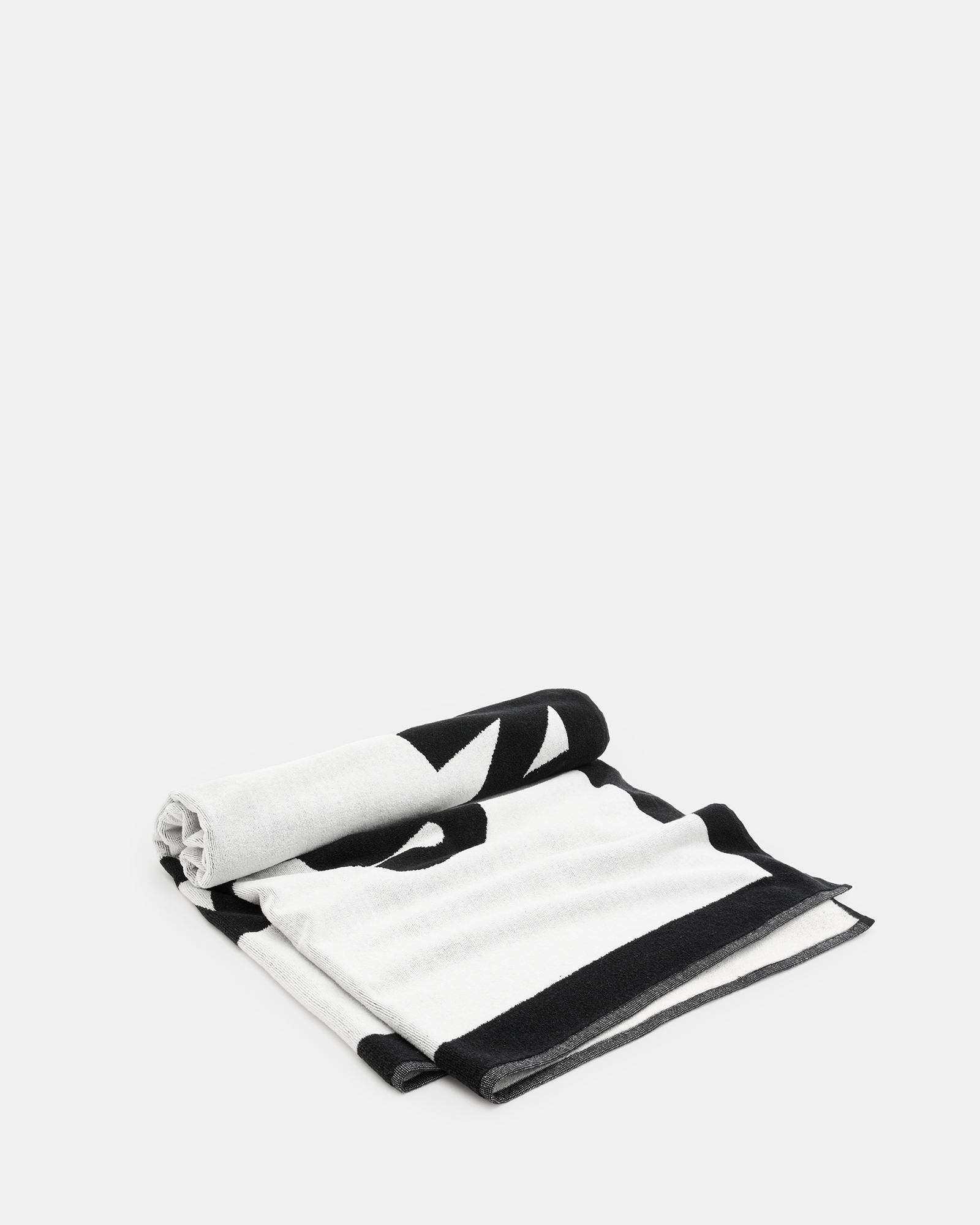 AllSaints Tierra Beach Towel,, LILLY WHITE/BLACK